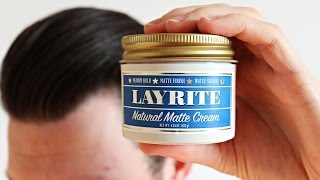 Layrite Natural Matte Cream  recenzja kremu do włosów [upl. by Eelahc102]