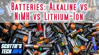 Batteries Alkaline vs NiMH vs Lithiumion [upl. by Felske]