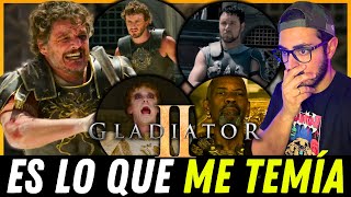 GLADIATOR 2 Tráiler Reacción 😡 Esto NO ES Gladiator solo aprovecha su nombre y me enfada [upl. by Aharon360]