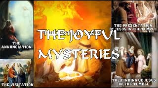 Joyful Mysteries of the Holy Rosary Mondays and Saturdays [upl. by Nibas332]