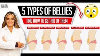 5 Types of Bellies and How to Get Rid of Them │ Gauge Girl Training [upl. by Fineman]