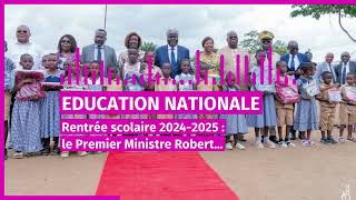 rentree scolaire 2024 2025 le premier ministre robert beugre mambe lance officiellement la distribut [upl. by Lerual]