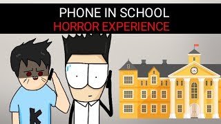 Phone in School Horror Experience  Chinurag  Hindi Animated Cartoon Vlog [upl. by Namus]