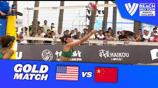 ShawToni vs XueJ J Zeng  Gold Match Highlights  Haikou 2024 BeachProTour [upl. by Ekoorb]