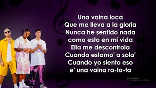 Fuego Manuel Turizo Duki  Una Vaina Loca LetraLyrics [upl. by Papp]