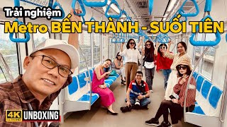 ĐI THỬ METRO BẾN THÀNH  SUỐI TIÊN TÀU ÊM CƠ SỞ VẬT CHẤT NHÀ GA TUYỆT ĐẸP VÀ XỊN XÒ [upl. by Selie]