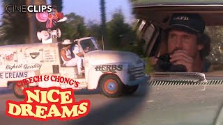 Cheech And Chongs Nice Dreams  Police CHASES Cheech And Chong  CineClips [upl. by Tecil]