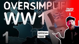 GERMAN Reacts to Oversimplified WW1 Part 1 [upl. by Htebizile]