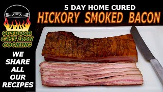 Five Day Home Cured Hickory Smoked Bacon [upl. by Thorsten]