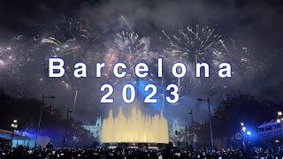 Así Se Recibió Al 2023 En Barcelona [upl. by Niasuh]