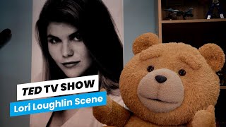 Seth MacFarlane on Lori Loughlin Cameo in Ted TV Show  Peacock [upl. by Kalvn]