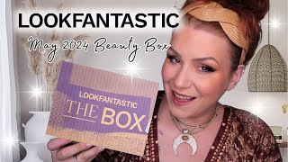 SPOILER LOOKFANTASTIC MAY 2024 BEAUTY SUBSCRIPTION BOX UNBOXING [upl. by Llireva864]