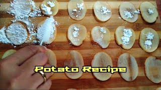 POTATO CRUNCH SNACK  POTATO RECIPE VERY EASY Prinvictor [upl. by Martreb645]