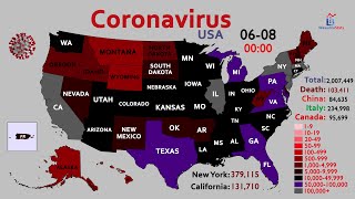 How the US Reached 2 Million Coronavirus COVID19 Cases [upl. by Modeste]