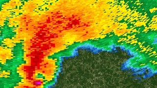 2020 Oak Vale Mississippi Tornado Radar Loop [upl. by Asilenna]