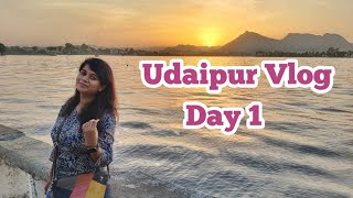 Udaipur Vlog Day 1  Udaipur tour  Fateh Sagar Lake Udaipur  Udaipur Street Food  Rajasthan Tour [upl. by Nonnairb]