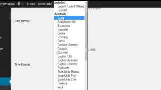 Cambiar idioma de ingles a español en WordPress [upl. by Russon]