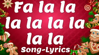 Falalalala song with Lyrics  Deck the Halls with Lyrics Christmas song  Carol song [upl. by Aramois]