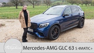 2018 MercedesAMG GLC 63 S 4MATIC Fahrbericht  Das Muscle Car unter den SUV  Autophorie [upl. by Lorrie666]