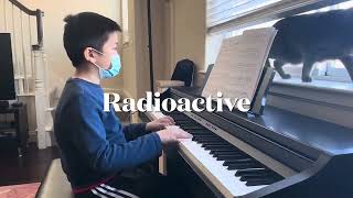 Radioactive piano cover Hits level 3A3B [upl. by Jacoba367]