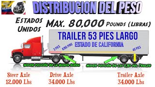 DISTRIBUCION DEL PESO Y EJES [upl. by Nossyla681]