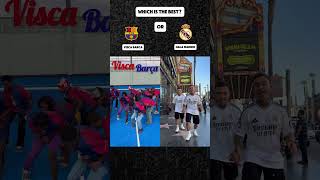 VISCA BARÇA Vs HALA MADRID shorts dance music halamadrid viscabarça laliga [upl. by Desmund]