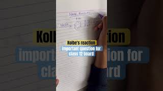 important question for class 12 board Kolbes reaction chemistry [upl. by Ikoek]