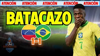 😳 BATACAZO de la BRASIL de VINICIUS y RAPHINHA  Venezuela 11 Brasil  Resumen Chiringuito Live [upl. by Nassi651]