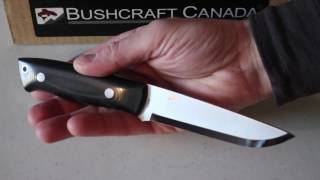 www bushcraftcanada com overview Enzo New 115 Trapper N690 [upl. by Takara]