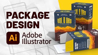 Package Design in Illustrator  Realistic 3D Mockups [upl. by Sharon497]