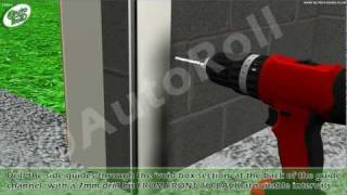 AutoRolls Autotherm roller shutter garage door installation instructions [upl. by Aihtibat74]