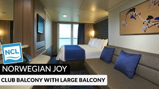 Norwegian Joy  Club Balcony with Large Balcony Full Walkthrough Tour amp Review 4K  Category M6 [upl. by Aluin]