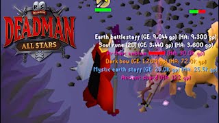 Hitting The Rare Drop Table  Deadman Mode All Stars Day 3 [upl. by Notyarb149]