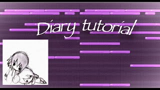 ☆Diary Tutorial☆ how i make my diary type beats pretty simple [upl. by Constantino]