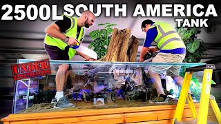 BUILDING A 2500L SOUTH AMERICAN AQUARIUM 8ft x 5ft x 2ft Construction Begins [upl. by Meibers]