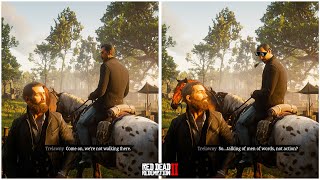 If You Dont Mount Your Horse With Trelawny in quotFriends In Very Low Placesquot  RDR2 [upl. by Delahk]