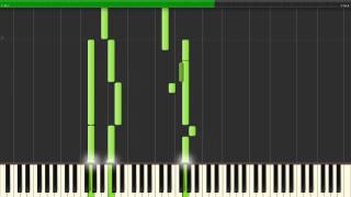 Pokemon X amp Y  Coumarine City Theme Piano Arrangement Synthesia [upl. by Patsis]