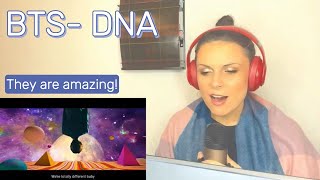 First time reacting to BTS DNA BTS 방탄소년단 DNA Official MV [upl. by Dett22]