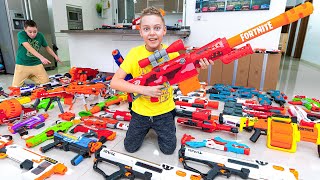 Brother Picks My Dart Blaster Challenge with Roman and Max [upl. by Niveg]