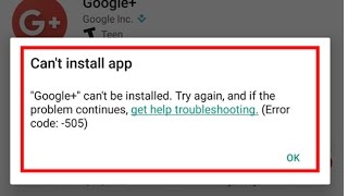 Fix Cant install appError code 505 in Google Play Store [upl. by Bronwen778]