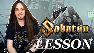 How To Play Bismarck by Sabaton  Guitar Solo Lesson [upl. by Ylaek]