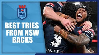 Tries by NSW Blues Backs  Month in Review  June  2023 [upl. by Eibrad]