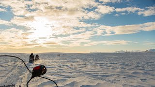 Golden Circle Day Trip from Reykjavik plus Snowmobiling on Langjökull Glacier Iceland [upl. by Sedruol]