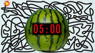 5 Minute Timer Bomb WATERMELON 🍉 [upl. by Kcirderf462]