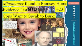 quotMINDHUNTERquot in Ramsey crime scene photos but John and Patsy deny reading it  A Critical Question [upl. by Neyugn]