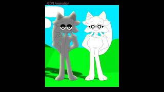 Meme Funk Wenda And Gray🐈‍⬛ aeonanimation alightmotion sprunki ibispaintx shorts capcut [upl. by Simonetta]