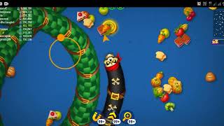 ⭐🐍WORMSZONEIO  GIANT SLITHER SNAKE TOP 01  Epic Worm Zone Best Gameplay  PIHU GAMING 25M 001 [upl. by Laddie]