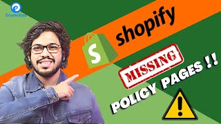 Missing SHOPIFY POLICY Pages  REFUND Policy  4 More Build A SHOPIFY Store 2023 [upl. by Ahsilahk]