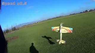 HK Yak 55 low harier SlowMotion [upl. by Ahsinert]