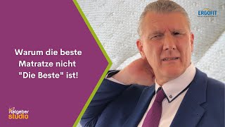 Matratzentest  Der Experte Ralf Wartmann zu Gast im Ratgeberstudio [upl. by Duster308]